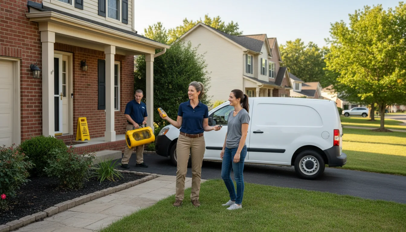 Water restoration image for Dehumidification And Cleanup Services in Chino Hills, CA
